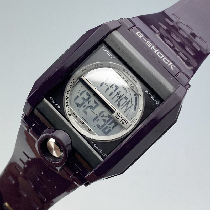 希少 レア Gショック スクエア G-8100 紫 パープル レア✨ G-SHOCK
