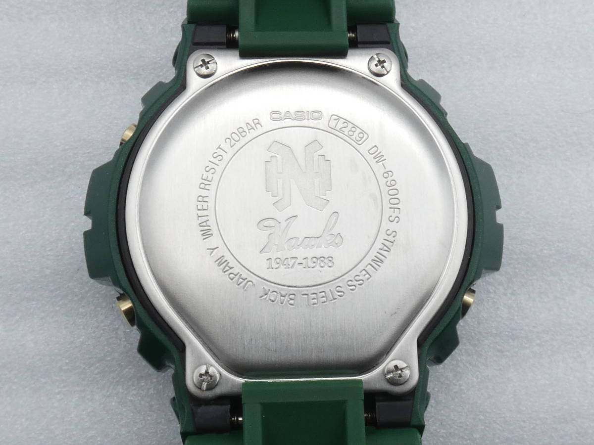 G-SHOCKカシオ腕時DW-6900BHAWKS-3JR 1000本限定の南海ホークスコラボ
