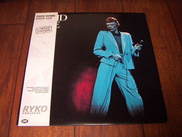  LP：DAVID BOWIE LIVE デヴィッド ボウイ：RYKO：カラー盤：2枚組：US盤(David Bowie)｜売買されたオークション情報、yahooの商品情報をアーカイブ公開 - オークファン D