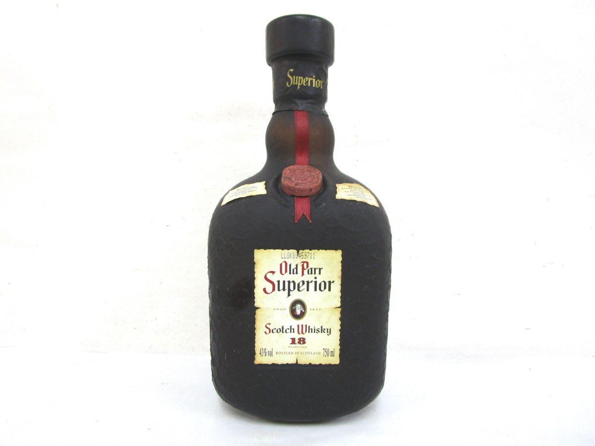 古酒 未開栓 Old Parr Superior オールドパー スペリオール 18年 