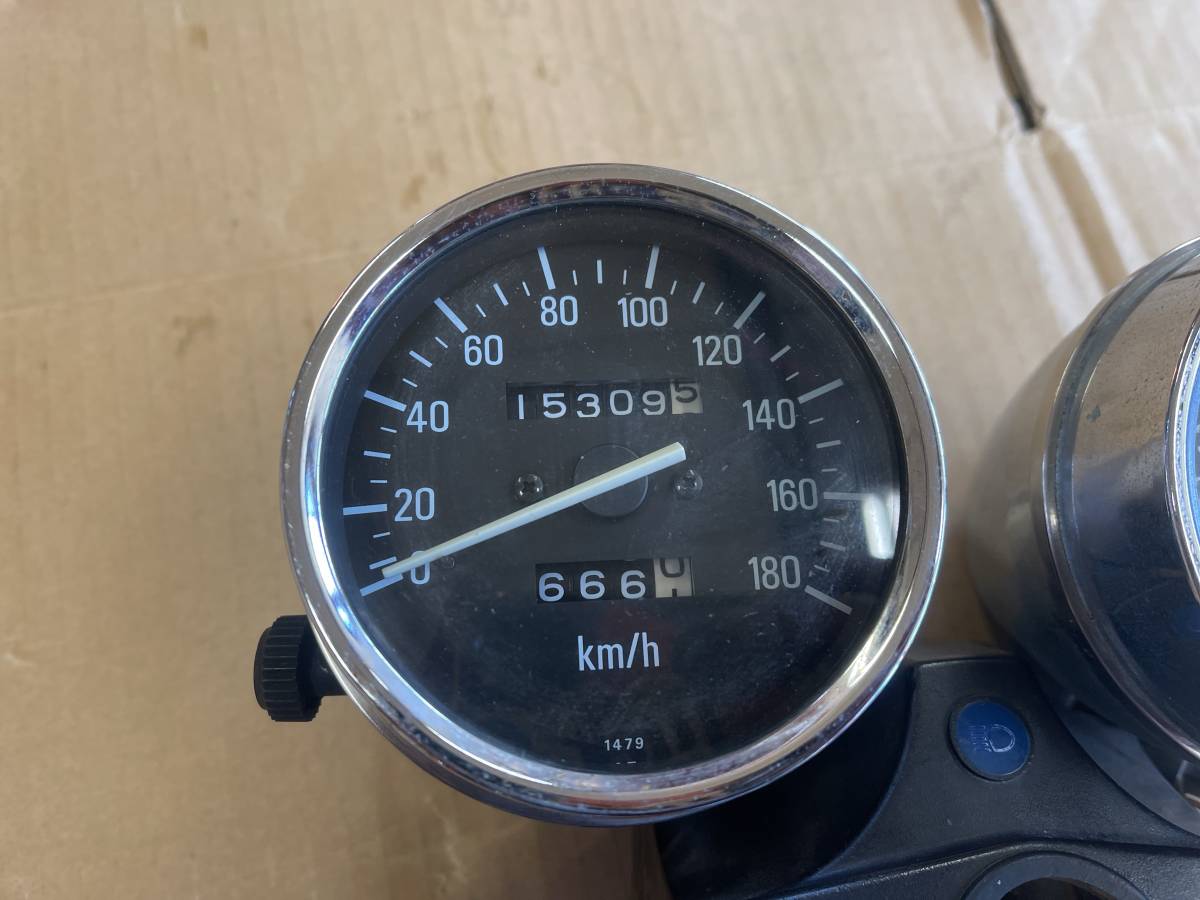 カワサキ 純正 ゼファー400 メーター スピード タコ （検 ZR400C