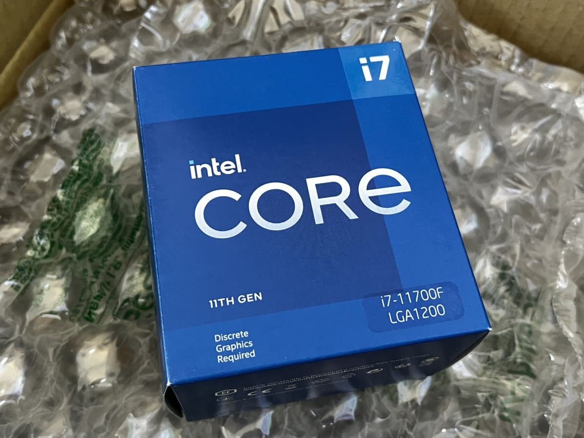 新作，本物保証 第11世代 インテル Core i7-11700F 8コア16スレッド LGA1200 BOX(Core i7)｜売買されたオークション情報、yahooの商品情報をアーカイブ公開 - オークファン Core i7