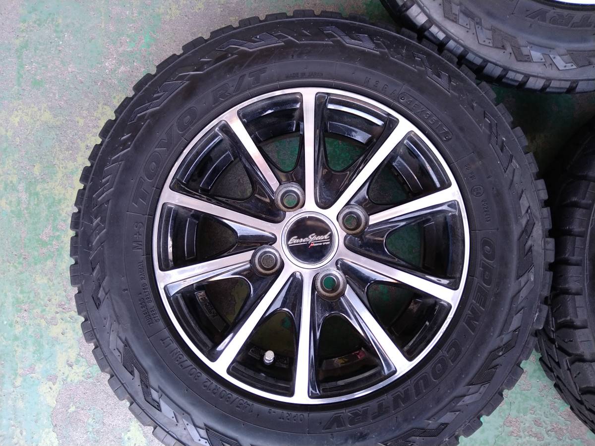 ○マナレイスポーツEuroSpeed12×4J+42＆TOYOオープンカントリー145 