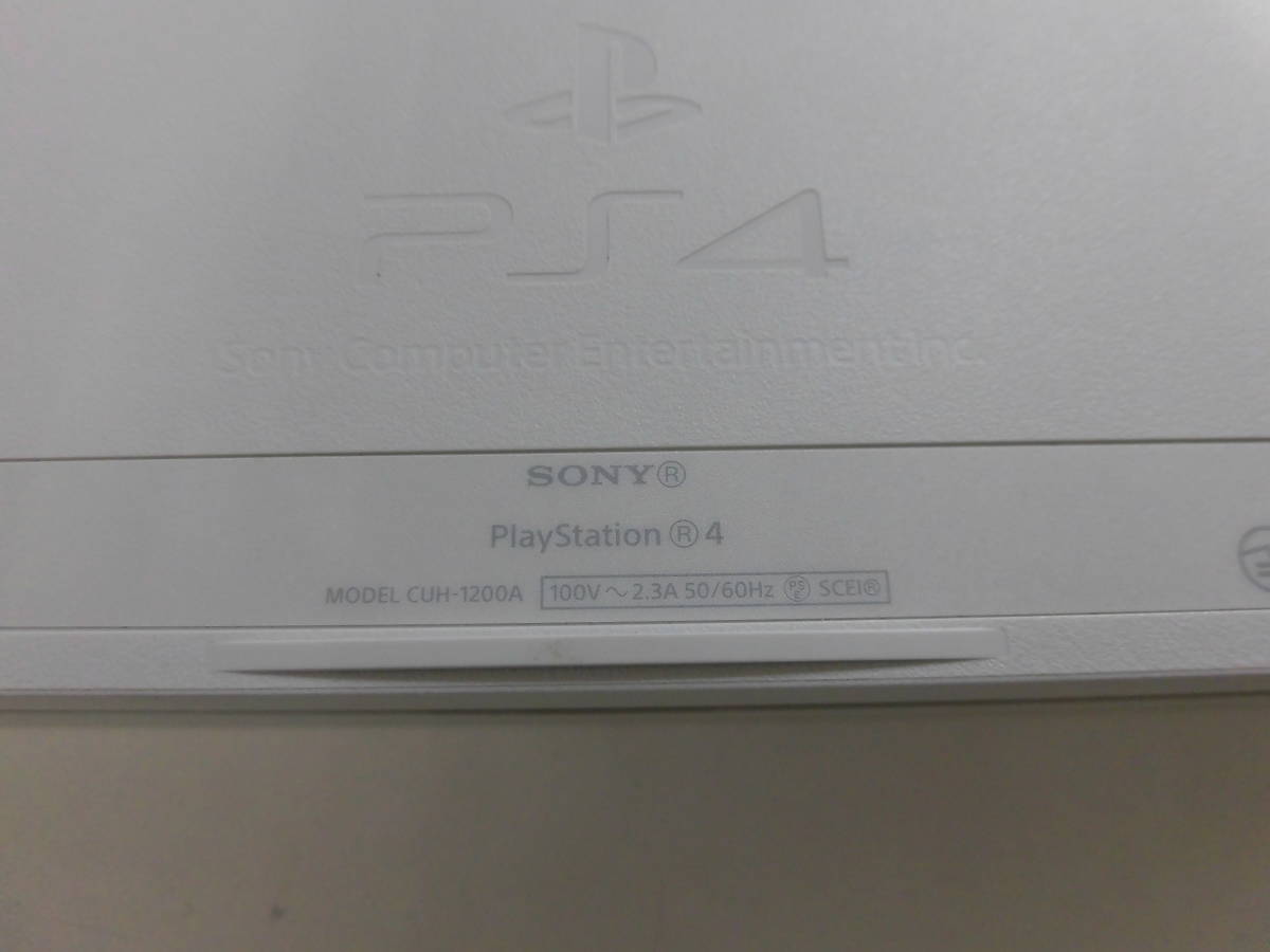 PlayStation 4 本体 CUH-1200A 500GB ホワイト コントローラー付 起動