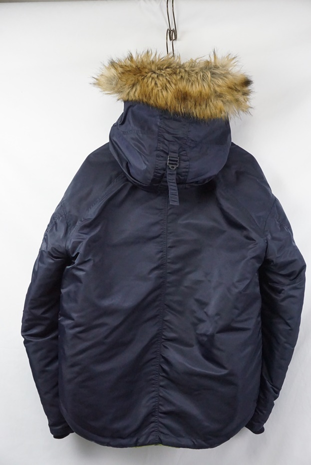PRIMALOFT|WILDTHINGS FALL WINTER プリマロフト リバーキルト アメリカ製!名作JKT!WILDTHINGS(USA DW1220 PRIMALOFT プリマロフト WILDTHINGS ワイルドシングス TYPE N-3B フライトジャケット 裏迷彩柄 S ネイビー