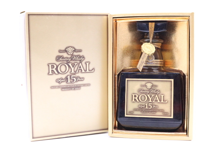 ト静】SUNTORY ROYAL15/サントリー ローヤル15年 ゴールドラベル 未開