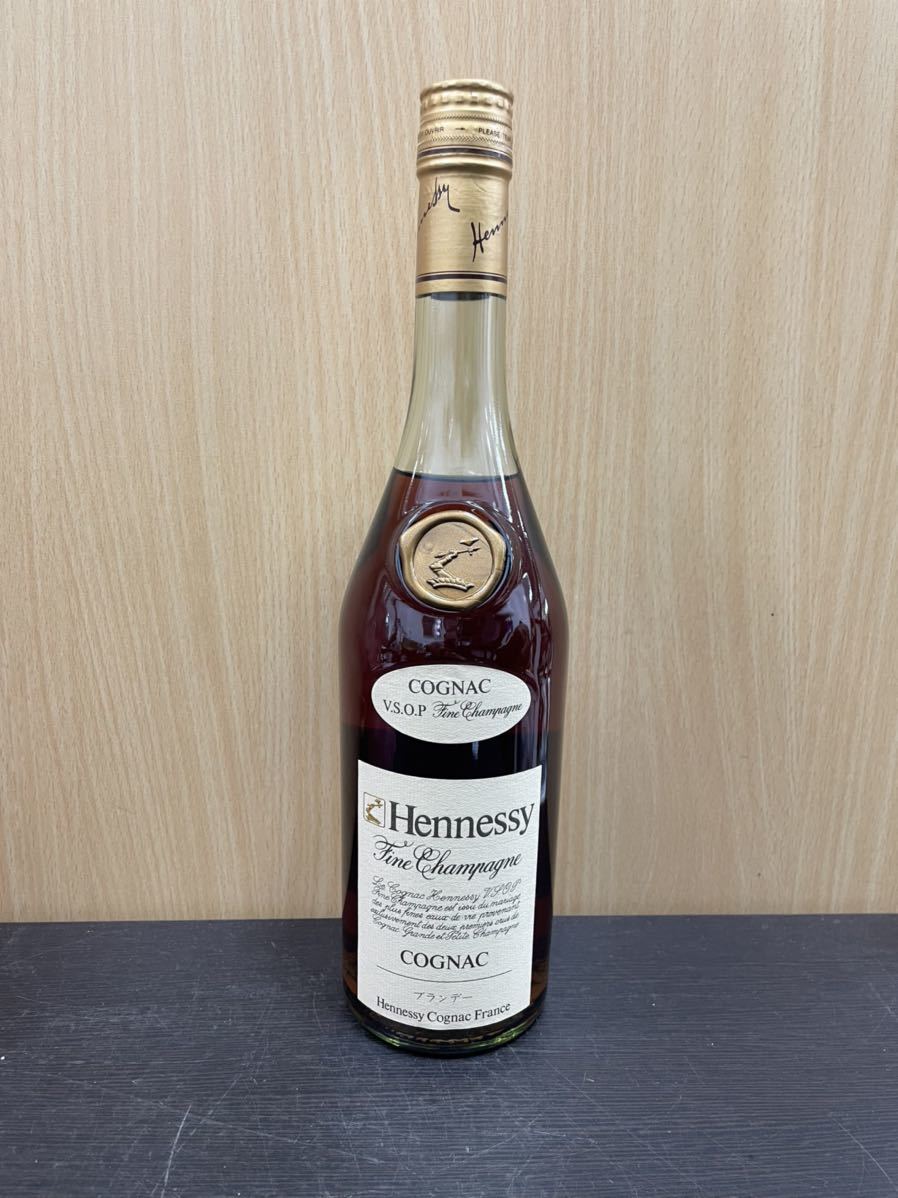 絶品】 △未開栓 Hennessy/ヘネシー VSOP スリムボトル グリーンボトル
