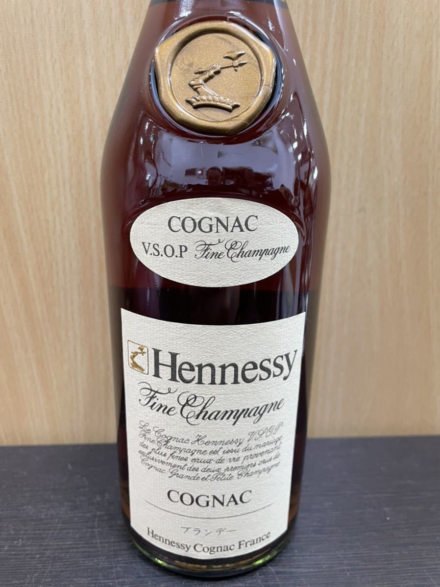 絶品】 △未開栓 Hennessy/ヘネシー VSOP スリムボトル グリーンボトル