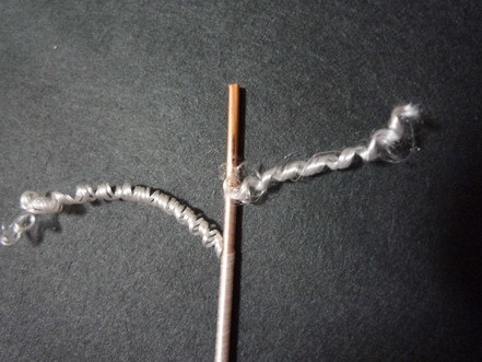 工作 : 和気産業 銅線 #16 線径1.5～1.6mm 約10m ホビー 2RCA(赤・白) 3.5mm Like-You IRON 変換 KINUJO 2重絹巻純銀線 180011-2