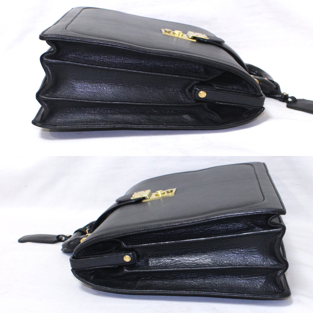 美品 銀座タニザワ TANIZAWA レザー ダレスバッグ ビジネスバッグ