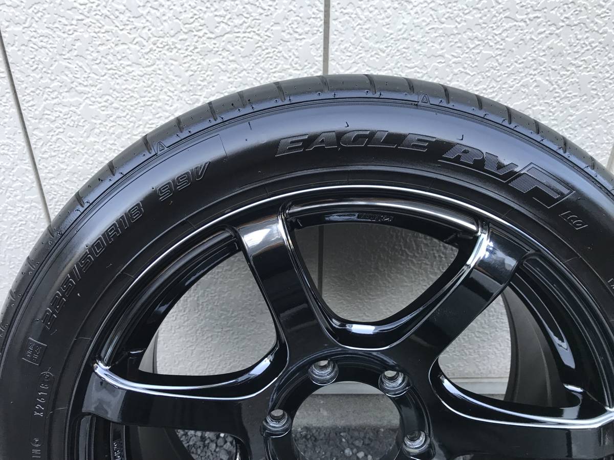 BACK9 ライトスピード ハイエース 18インチ タイヤホイール4本セット