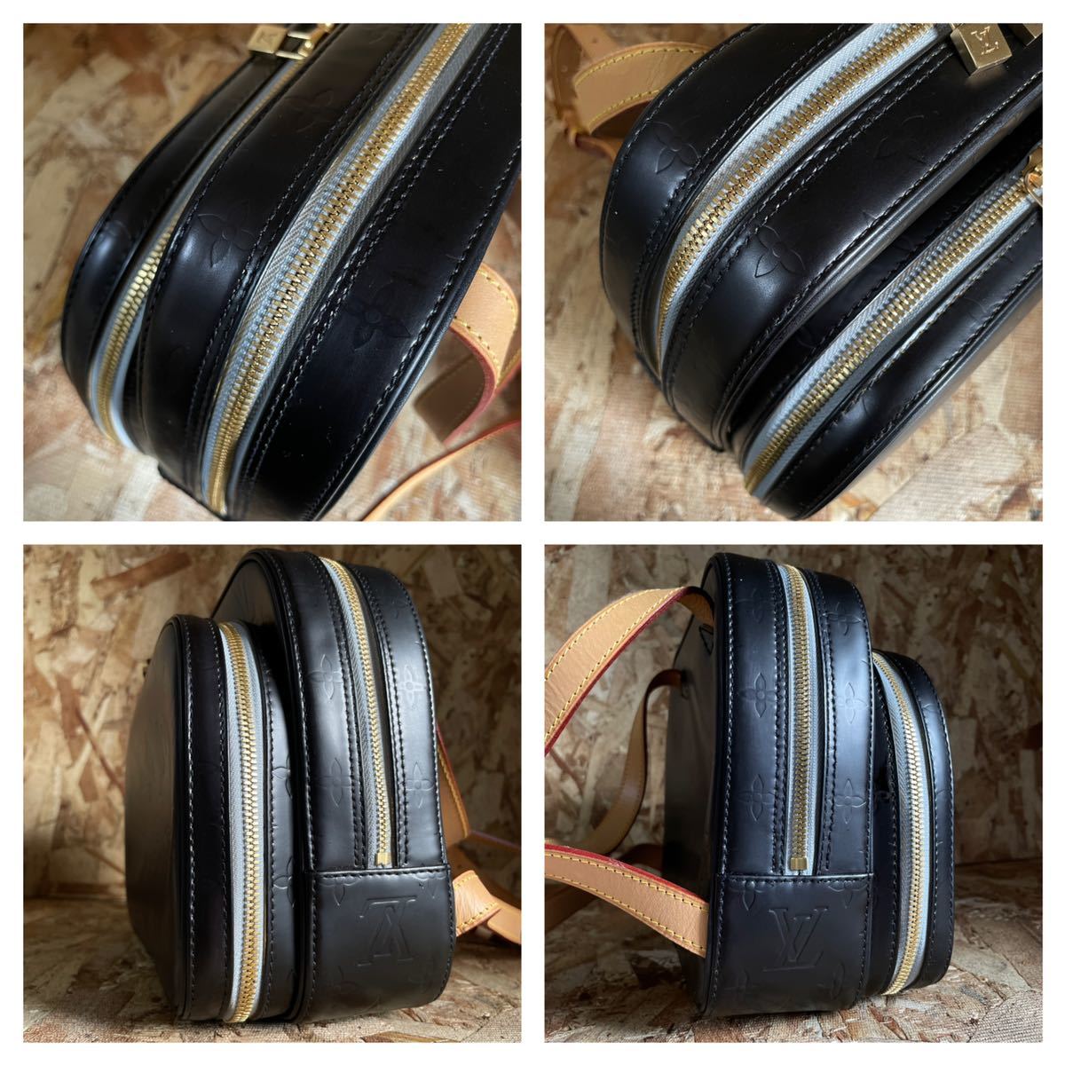 Louis Vuitton 1円 ☆極美品☆ マーレイ マットブラック ヴェルニ 