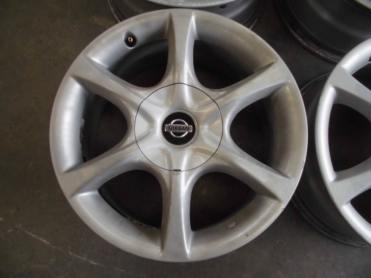 ER34 純正 17インチ アルミホイール 4本セット スカイライン ER34 純正17インチアルミ 4本 GTターボ GT-V 前期 R34