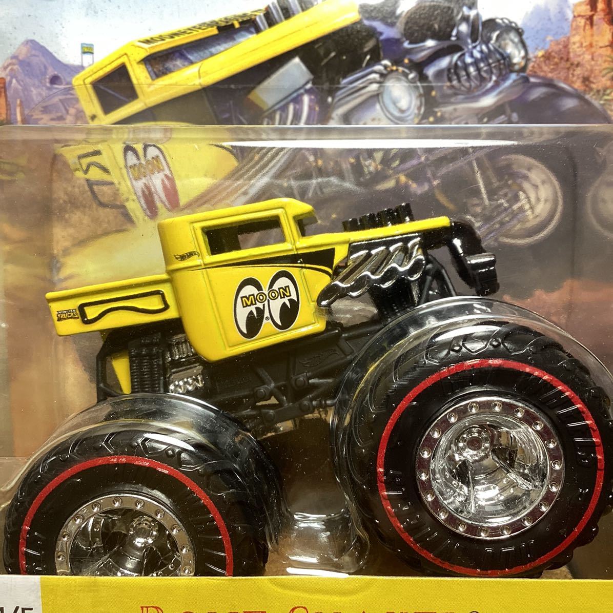 ホットウィール　モンスタートラック　ムーンアイズ ムーンアイズ シェイカー ボーン ホットウィール エディソン