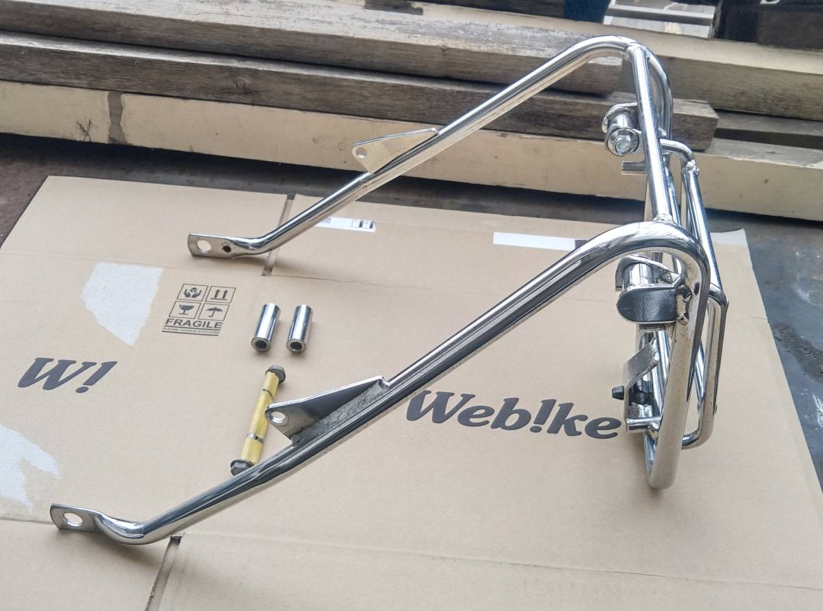 ホンダ ドリーム50用 純正オプション リヤキャリア ホンダアクセス製 