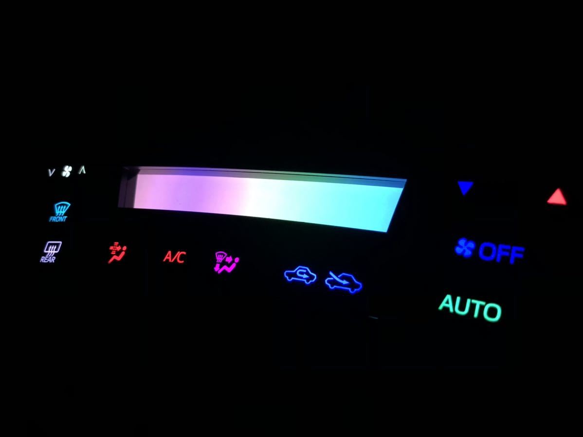 ZVW30プリウス エアコンパネル レインボー 後期型 55900-47110ベース  