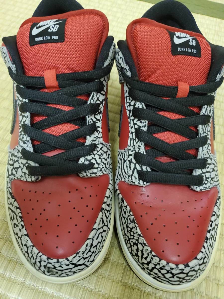 NIKE×SB シュプリーム DUNK LOW Red Cement ダンク レッドセメント 29cm