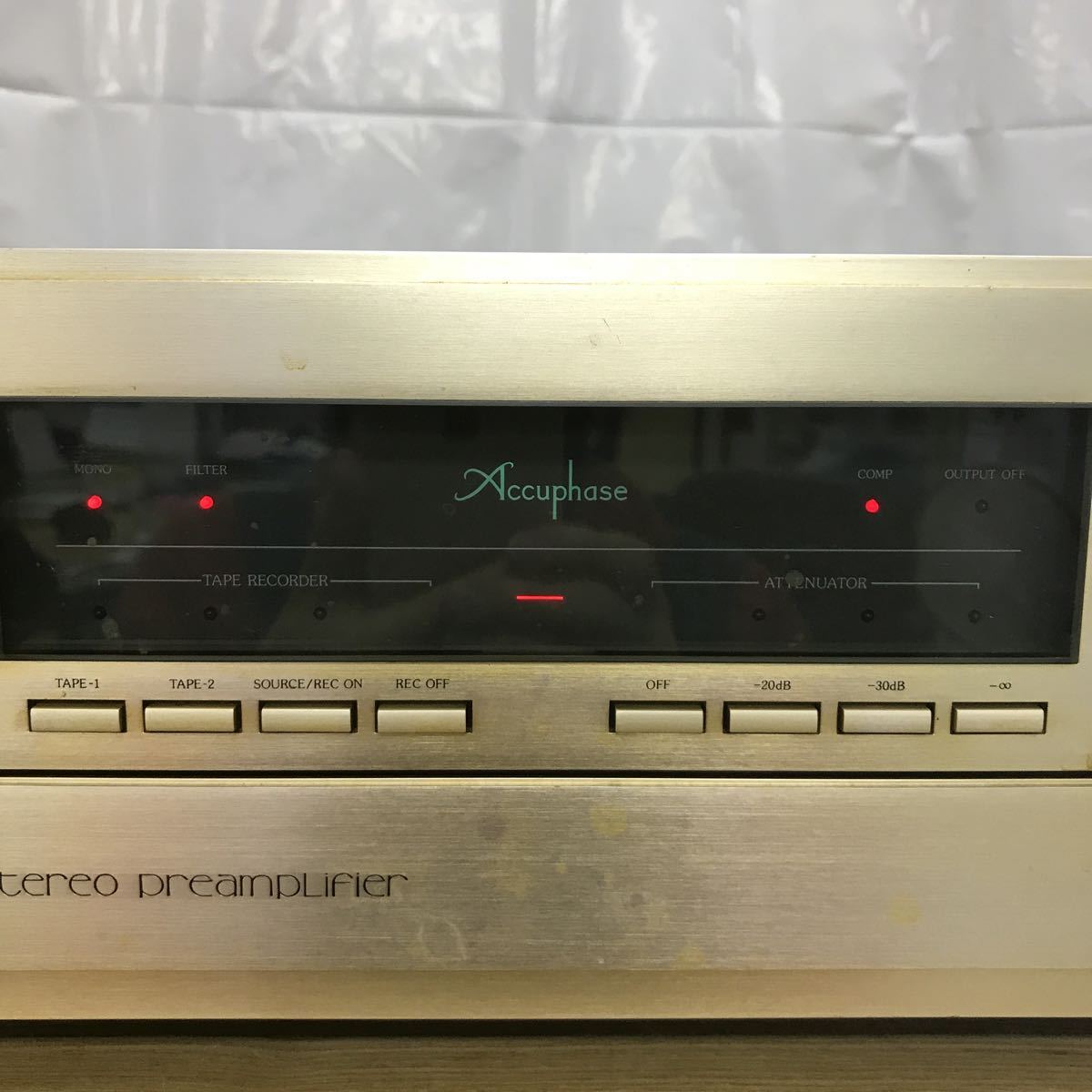 4-1-63□ Accuphase アキュフェーズ C-270 プリアンプ コントロール 