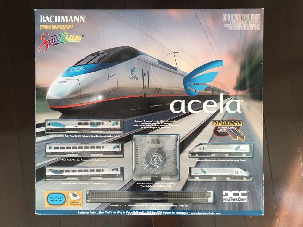 Bachmann - Acela Amtrak Trains HO Express Set Train DCC II Ready com: ACELA To Craftsman