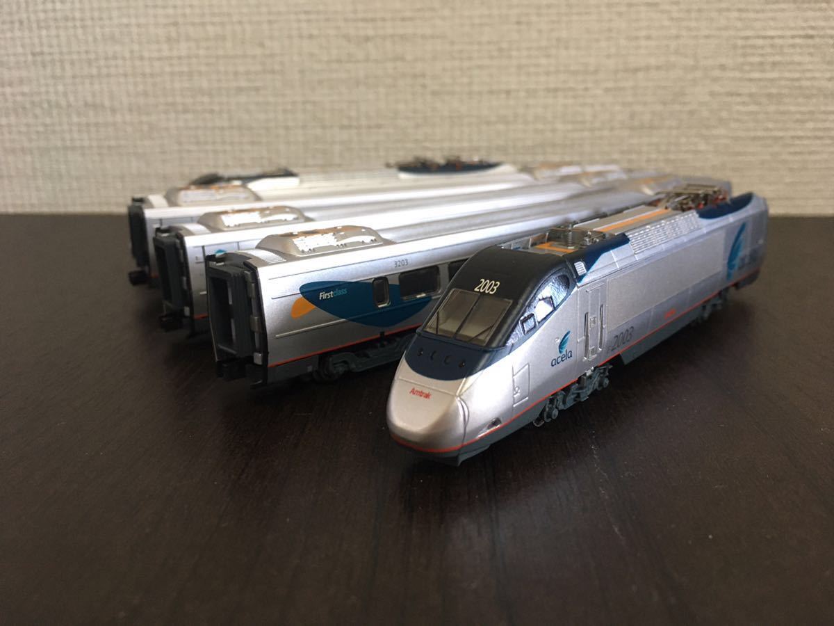 Bachmann - Acela Amtrak Trains HO Express Set Train DCC II Ready com: ACELA To Craftsman
