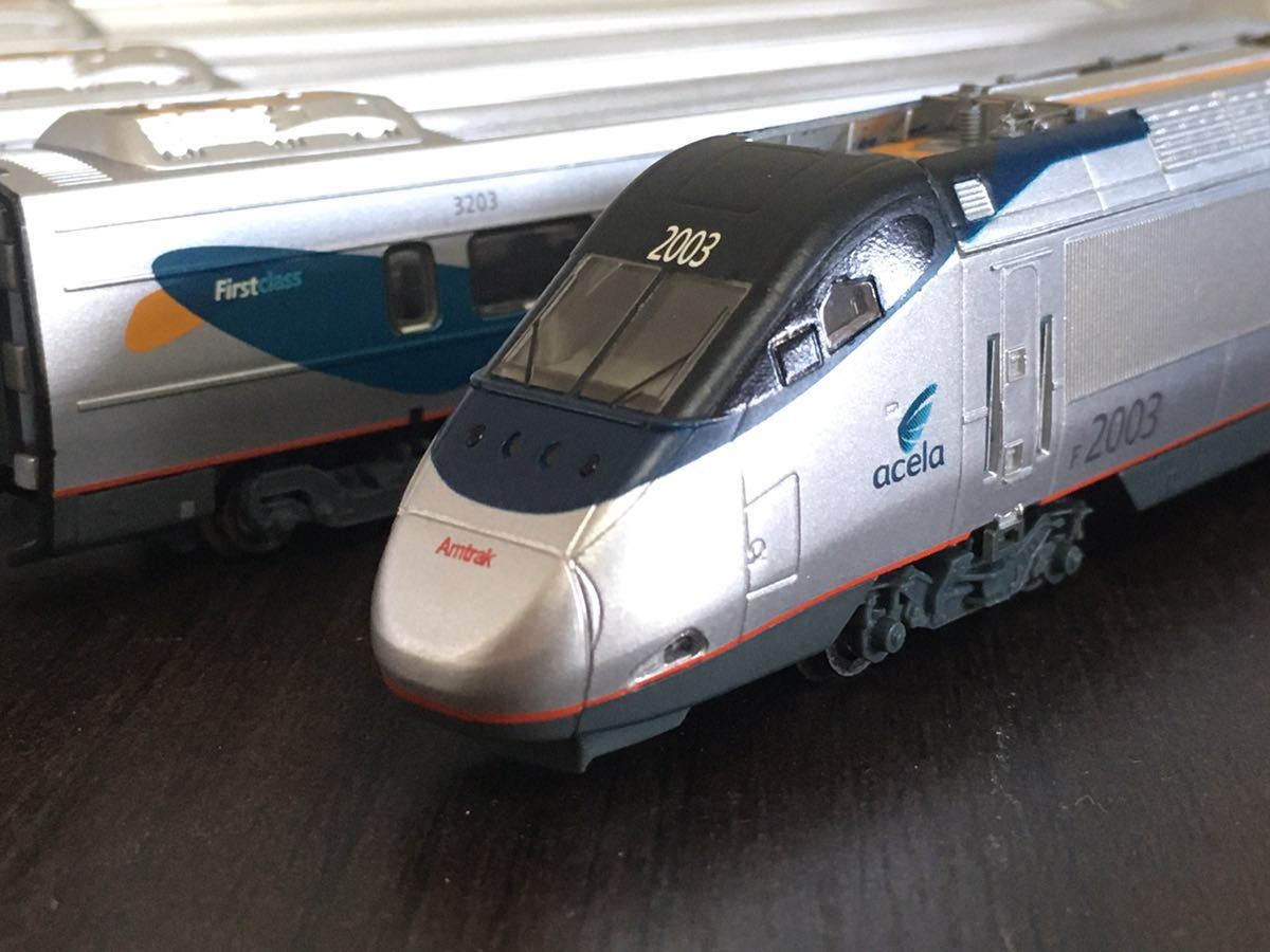 Bachmann - Acela Amtrak Trains HO Express Set Train DCC II Ready com: ACELA To Craftsman