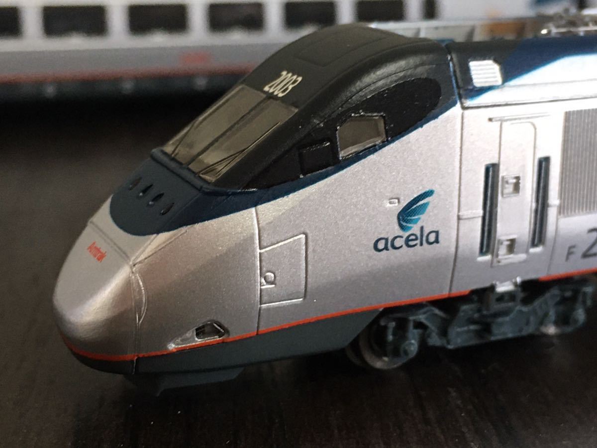 Bachmann - Acela Amtrak Trains HO Express Set Train DCC II Ready com: ACELA To Craftsman