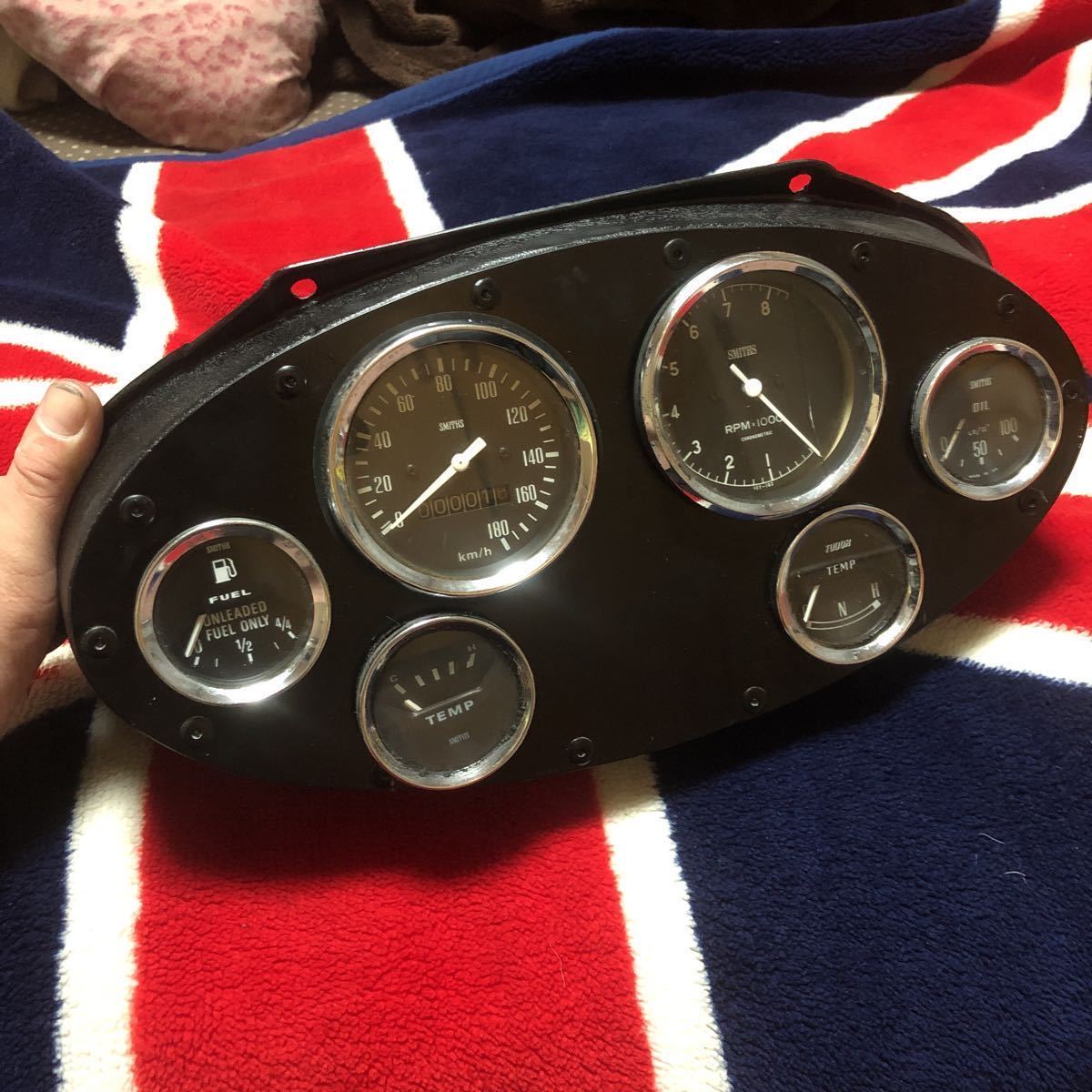 センターメーター改 レース 公道 スミスBMC ミニ ローバーミニ (ミニ用 