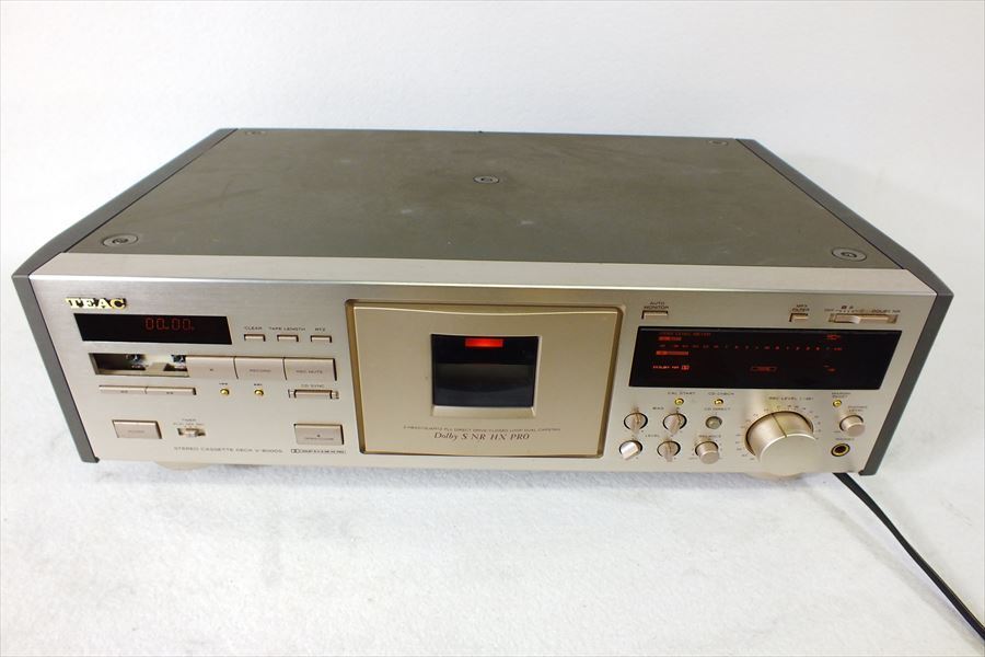 TEAC V-8000S カセットデッキ マーケット カセットデッキの通販はau CD