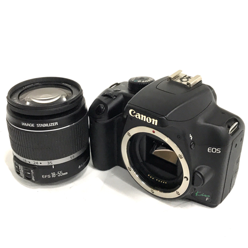 安い，人気セール CANON EOS Kiss F EF-S 18-55mm 1:3.5-5.6 IS デジタル一眼 カメラ キャノン QB021-3(キヤノン)｜売買されたオークション情報、yahooの商品情報をアーカイブ公開 - オークファン キヤノン