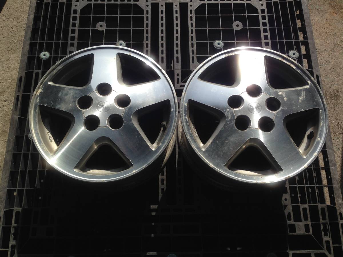 トヨタ MR2 SW20 4型 リヤ 純正ホイール 7JJ 15インチ