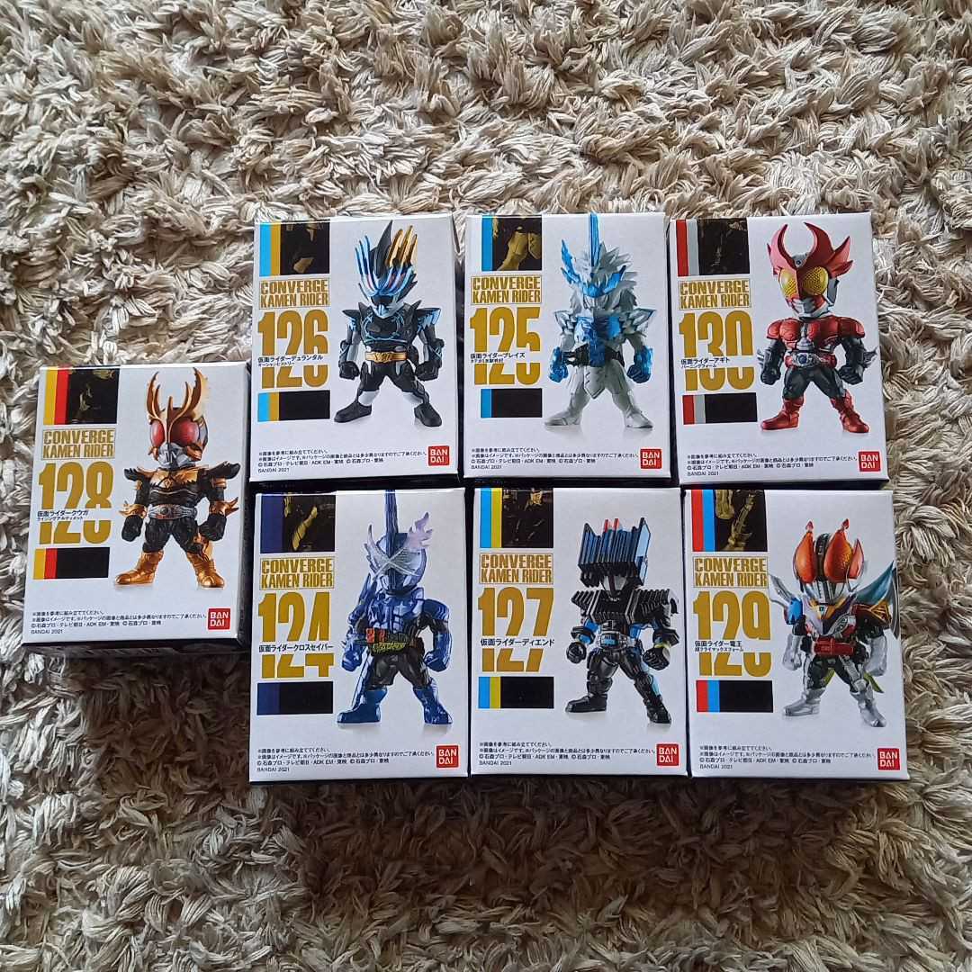 仮面ライダーコンバージ 22 CONVERGE RIDER KAMEN 開封 全7種 はっちゃか