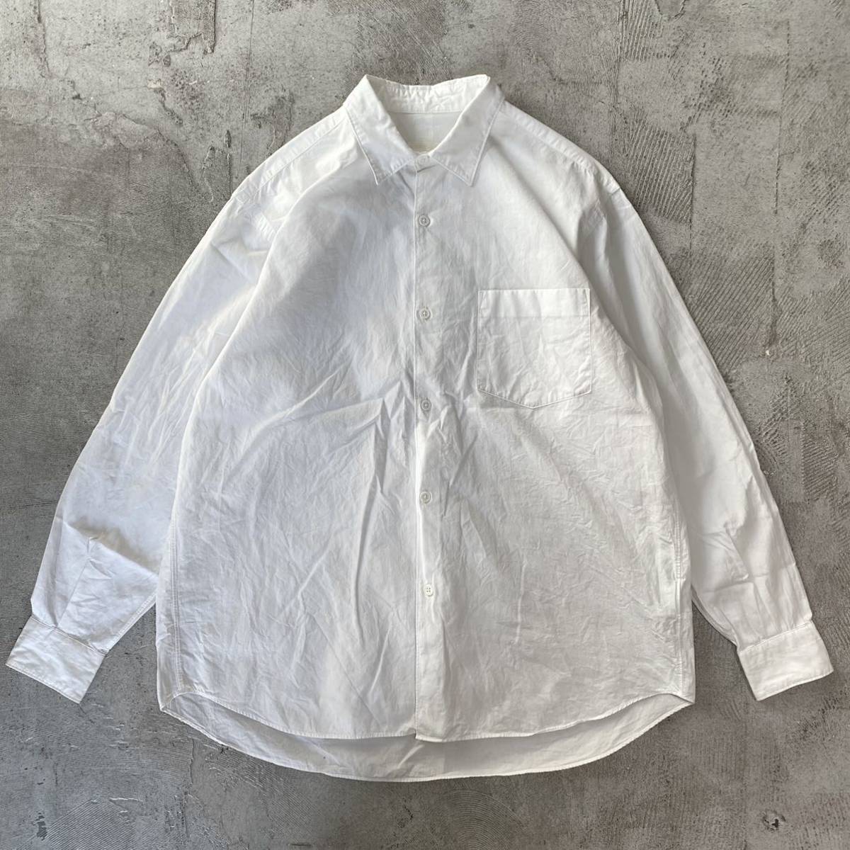 15aw 定番 COMOLI コモリ シャツ コモリシャツ 15F-02001 ホワイト 系 