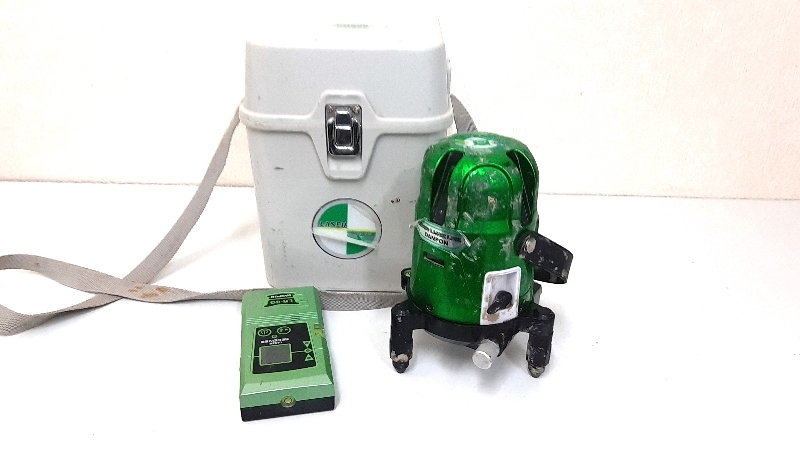 格安，新品 本体動作正常 DANPON グリーンレーザー VH800 受光器+ケースセット 送料3割負担 墨出し器(光学測定器)｜売買されたオークション情報、yahooの商品情報をアーカイブ公開 - オークファン 光学測定器