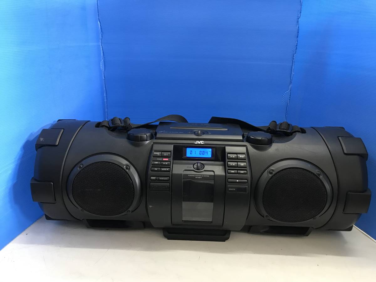 JVC RV-NB70-B パワードウーハーCDシステム RV-NB70 迫力の重低音