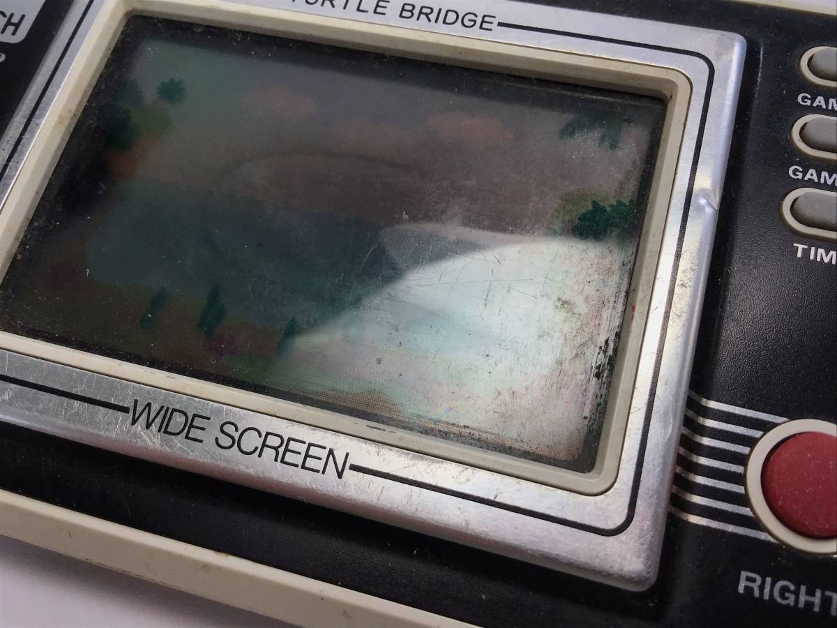 任天堂 ゲームウォッチ タートルブリッジ ワイドスクリーン 本体 TL-28