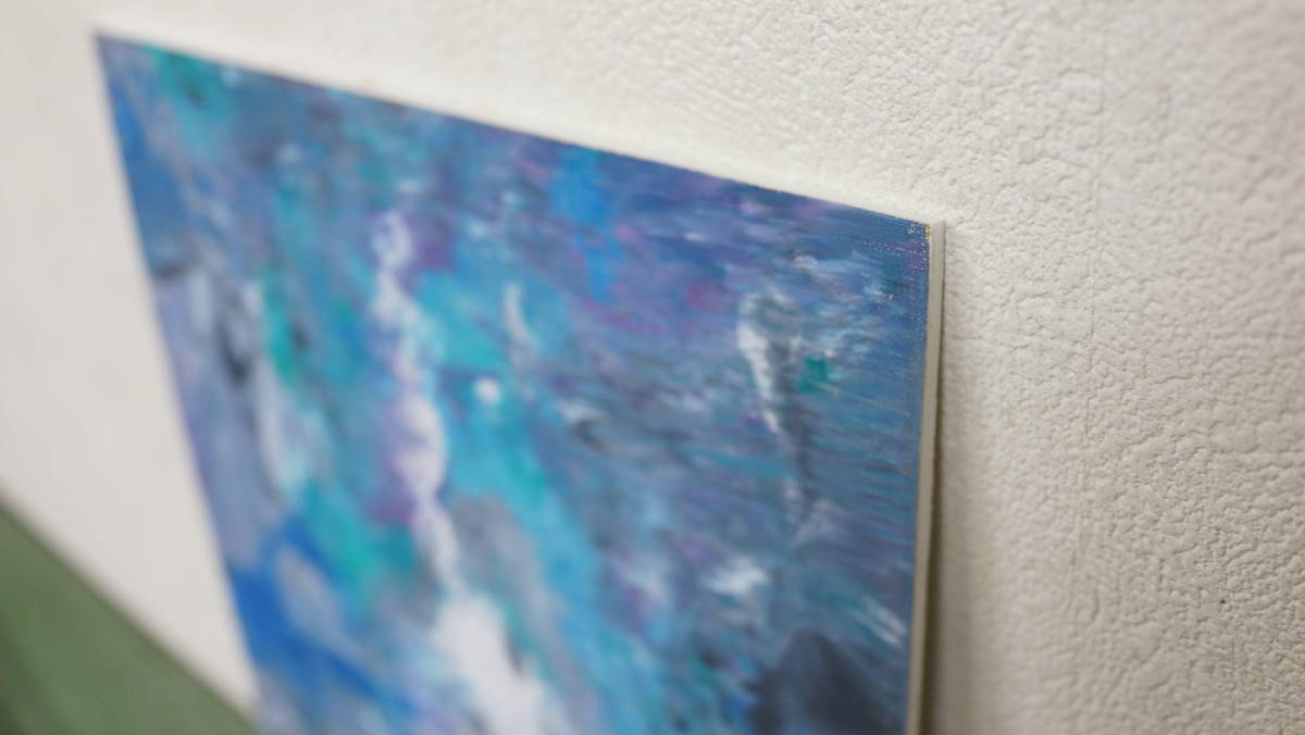 龍敬子 スピリチュアル絵画 原画 肉筆 技法不明 油彩？アクリル？ 霊光 