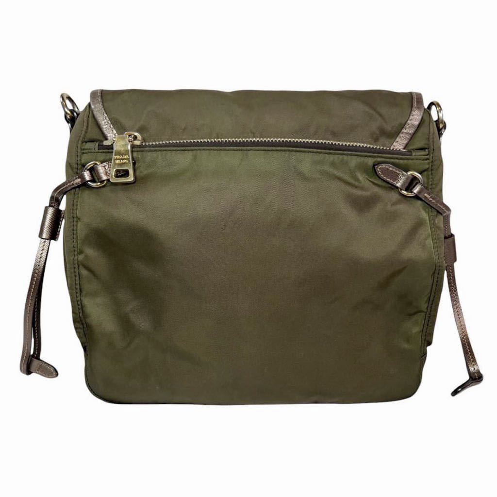 1円□美品□PRADA プラダ 正規品□ナイロン ナイロンバッグ 斜め掛け 