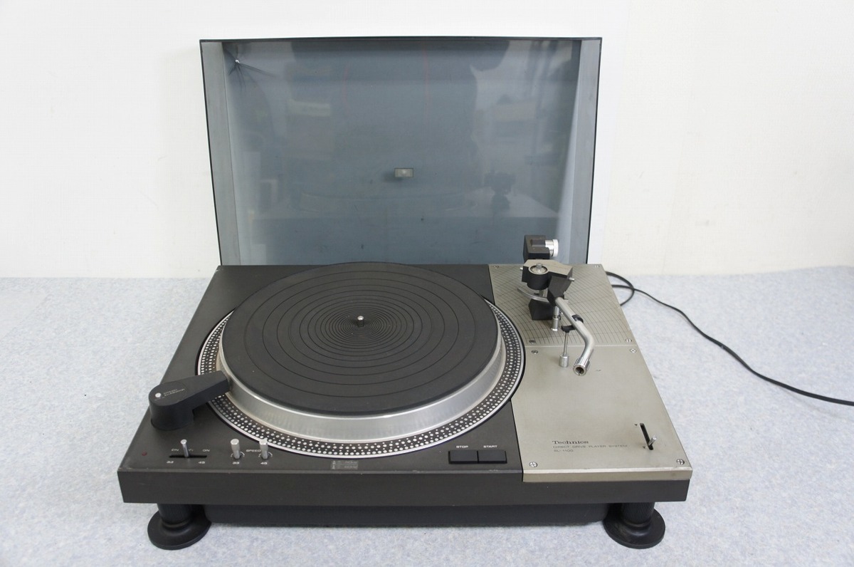 【現状品】Technics SL-1100 SH-11L1付 レコードプレーヤー GO] Technics テクニクス SL-1100 ターンテーブル レコードプレーヤー