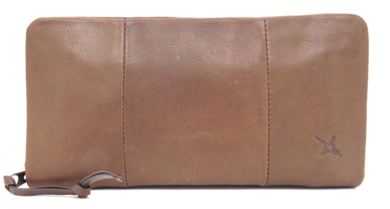 W-25【新品】Ain Soph アインソフ やわらか山羊革 長財布 男女兼用 (DA1325-WOS)-10584