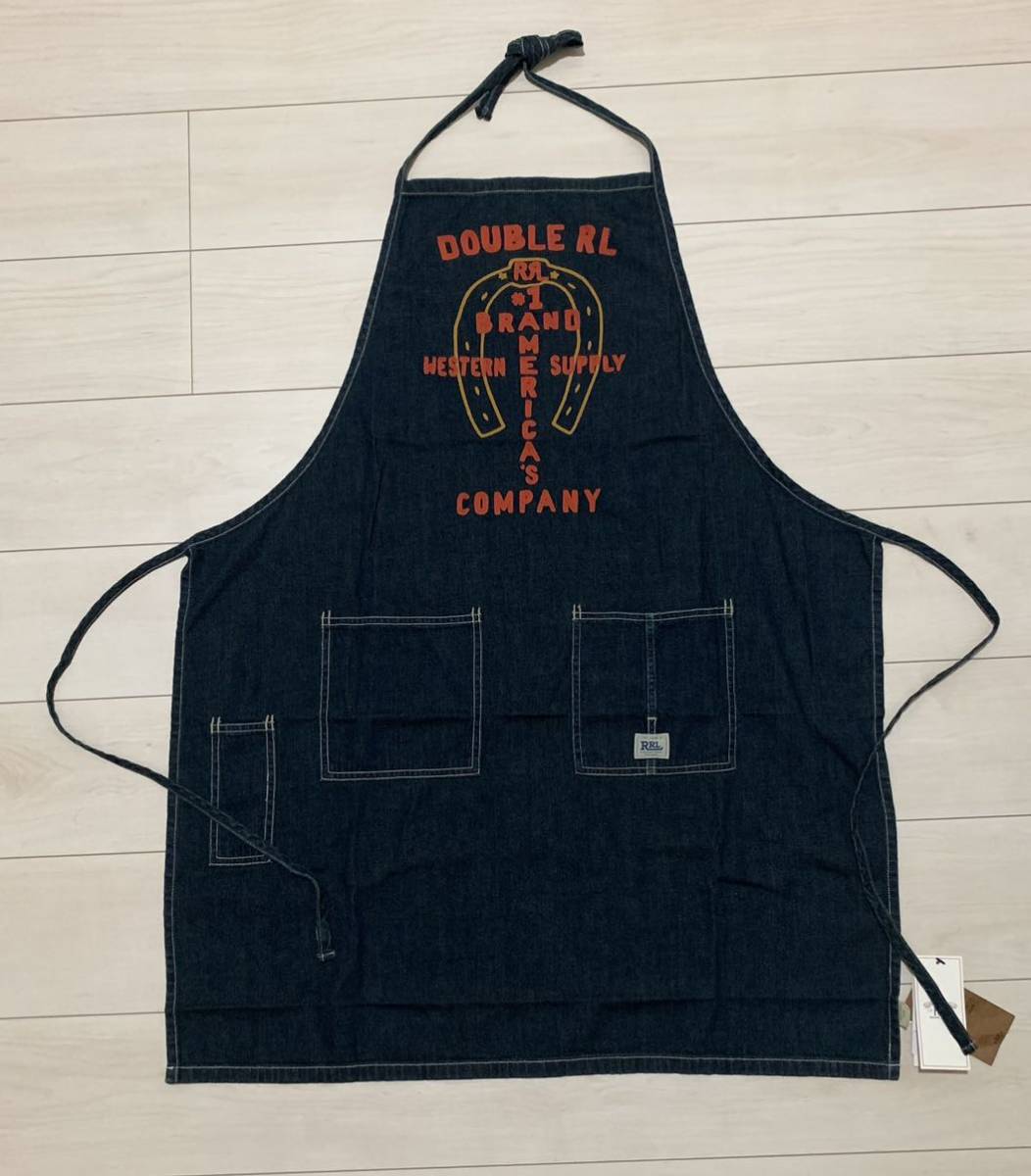 RRL インディゴエプロン 21FW 新品 DOUBLE RL RRL インディゴ セルヴィッチ デニム エプロン