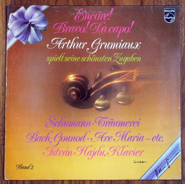 Various / Grumiaux / Hajdu - Encore Bravo Da Capo: Encores Vol 2 (Vinyle Usagé) main image 0