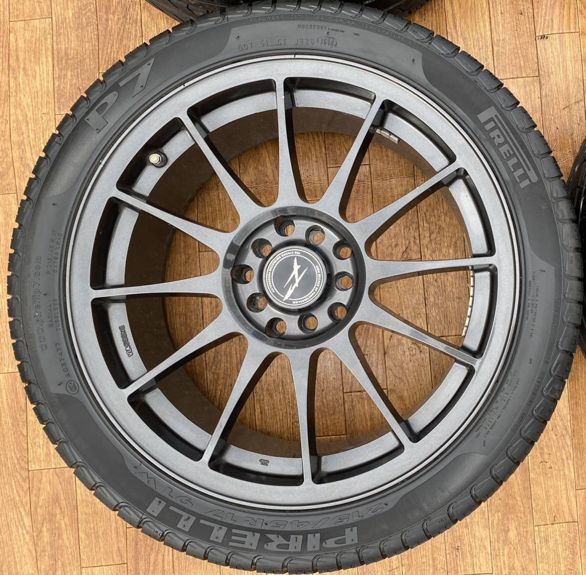 マルチPCD100/114.3＞ 17in 7J+48 215/45R17 車用ホイール 7j 17インチ