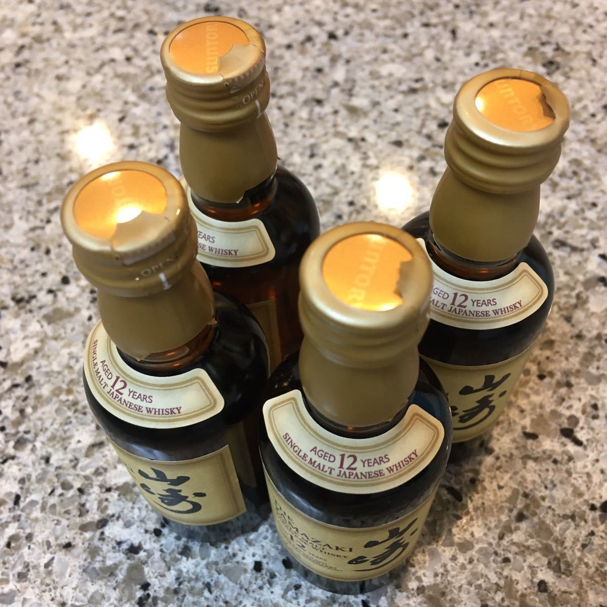 【SALE，お買い得】 ミニボトル 山崎12年 4本セット(日本)｜売買されたオークション情報、yahooの商品情報をアーカイブ公開 - オークファン 日本