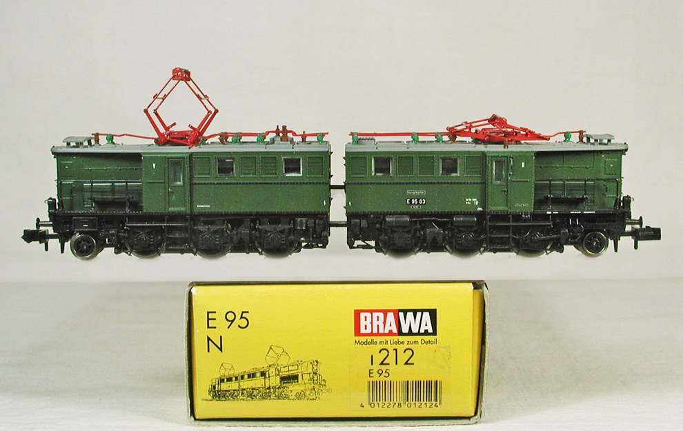  BRAWA #1210 ＤＲＧ 旧ドイツ帝国鉄道 Ｅ９５型電気機関車 グリーン(外国車輌)｜売買されたオークション情報、yahooの商品情報をアーカイブ公開 - オークファン 外国車輌