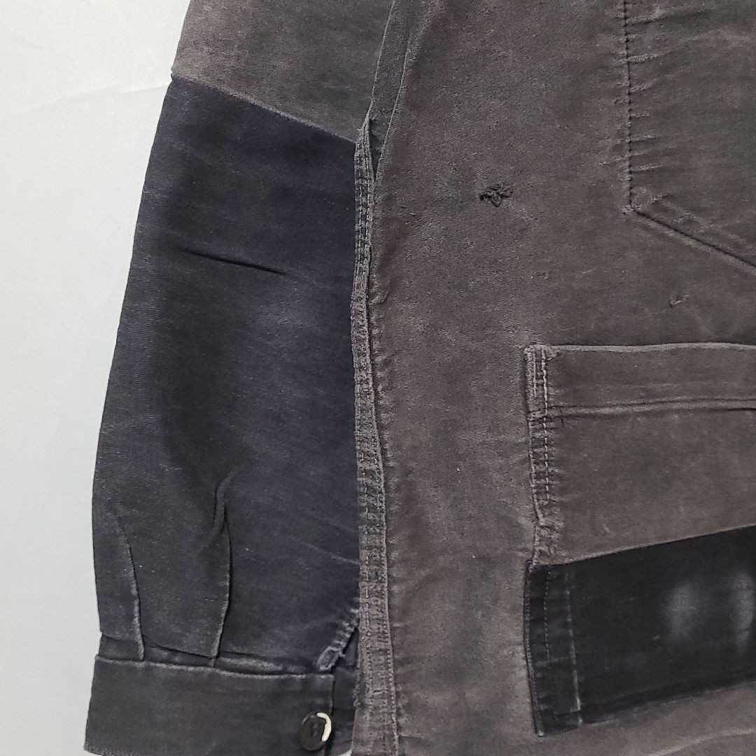 SPECIAL 50s ヴィンテージ フランス Le BEAU-FORT ブラックモールスキンカバーオール ブラックモールスキンジャケット フランス ヴィンテージ LE カバーオール 0 50s⁄ヴィンテージ⁄フランス