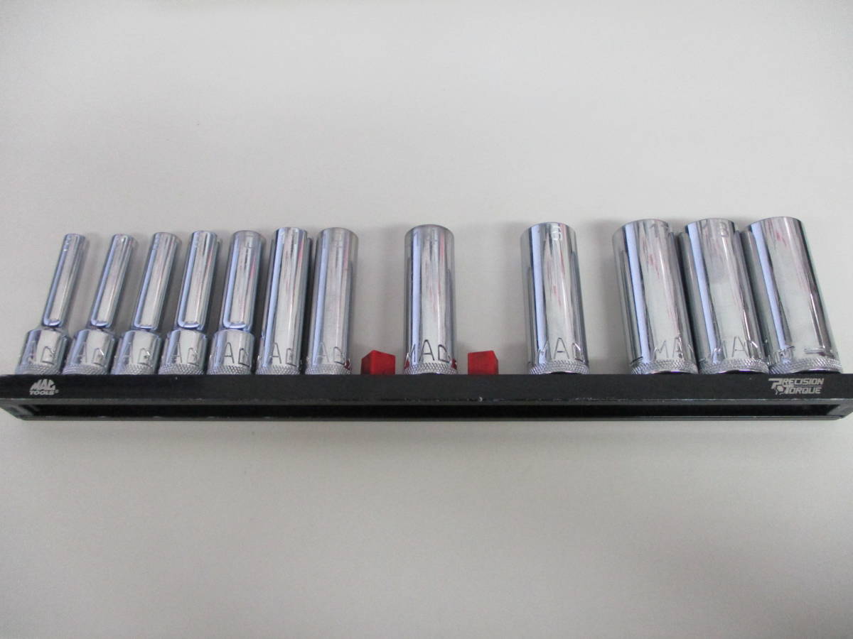 爆買い，高品質 MAC TOOLS マックツール DEEP SOCKET SET ソケット 12P 爆安 1円スタート(ソケットレンチ)｜売買されたオークション情報、yahooの商品情報をアーカイブ公開 - オークファン ソケットレンチ