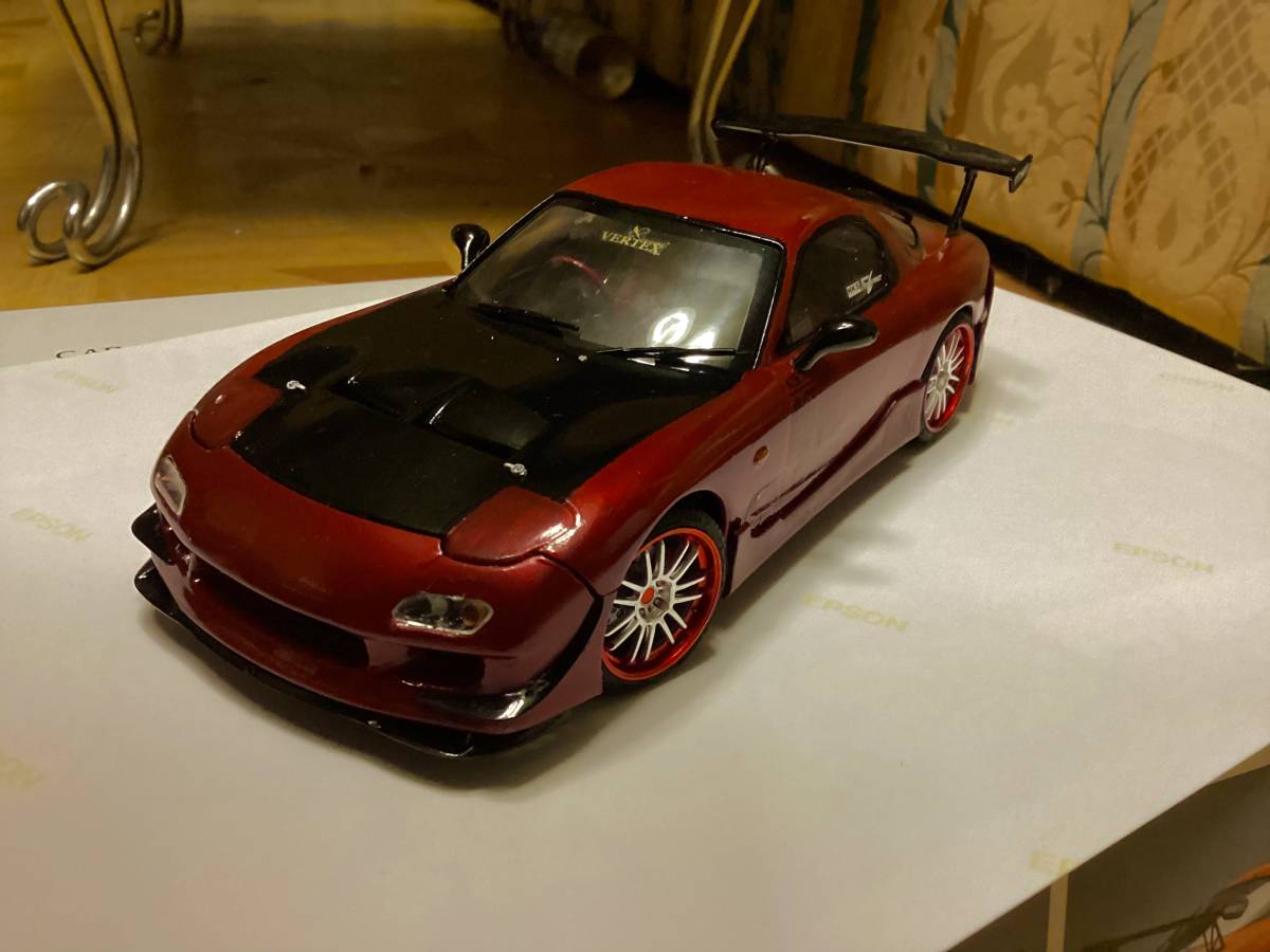 ☆ 未使用 1/24 VERTEX FD3S マツダ RX-7 プラモデル 完成品 FD ☆ 未使用 1/24 VERTEX FD3S マツダ RX-7 プラモデル 完成品 FD