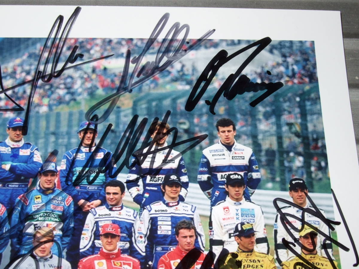 ミハエル・シューマッハ - サイン入りフォト F1 フェラーリ 証明書付き