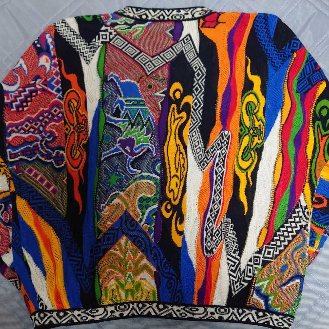 メンズ 希少 レア coogi blues クージー 3D コットン オーストラリア製
