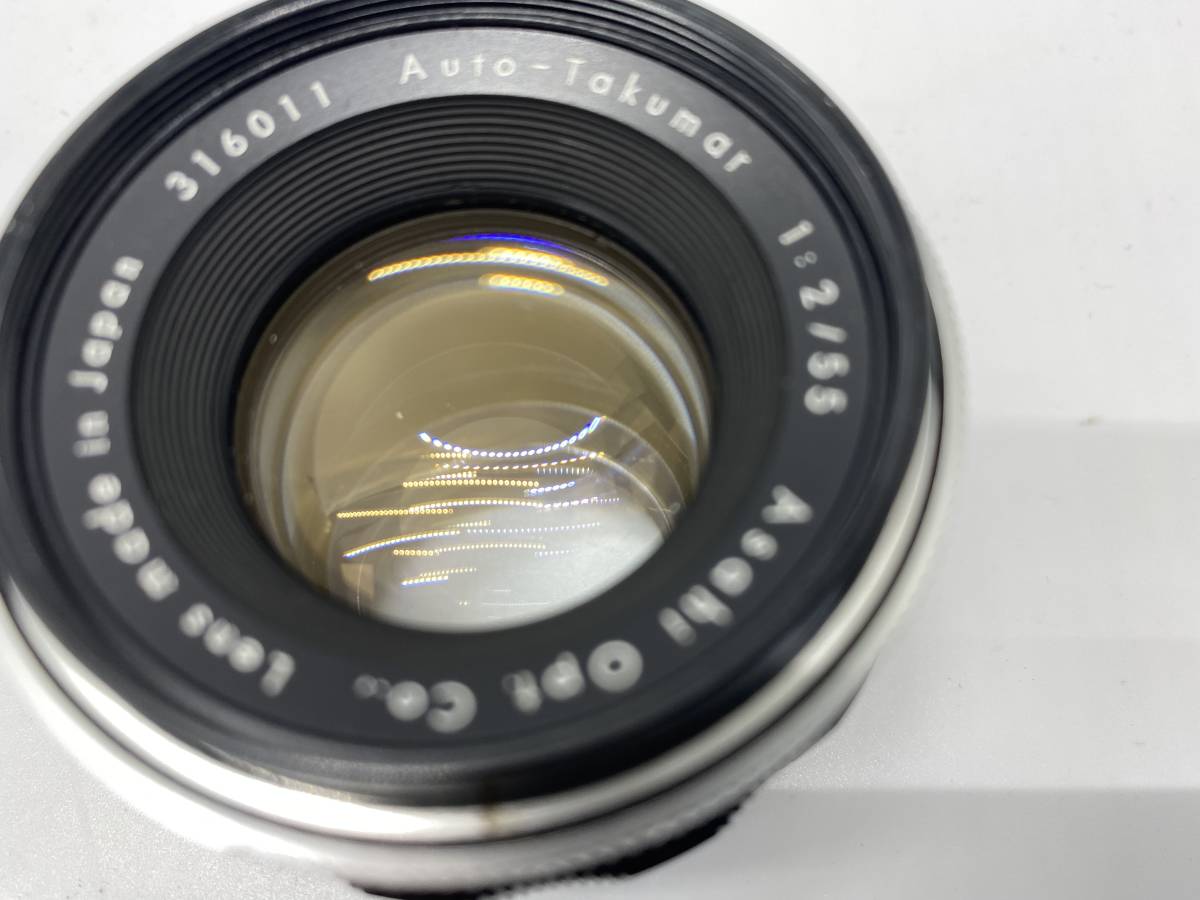 本物保証，2025 アサヒフレックス　Asahiflex フィルムカメラ No.31009 + Asahi Opt.Co. 1:2/55m Auto-Takuma Lens